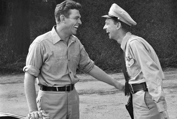 the andy griffith Andy Griffith and Don Knotts